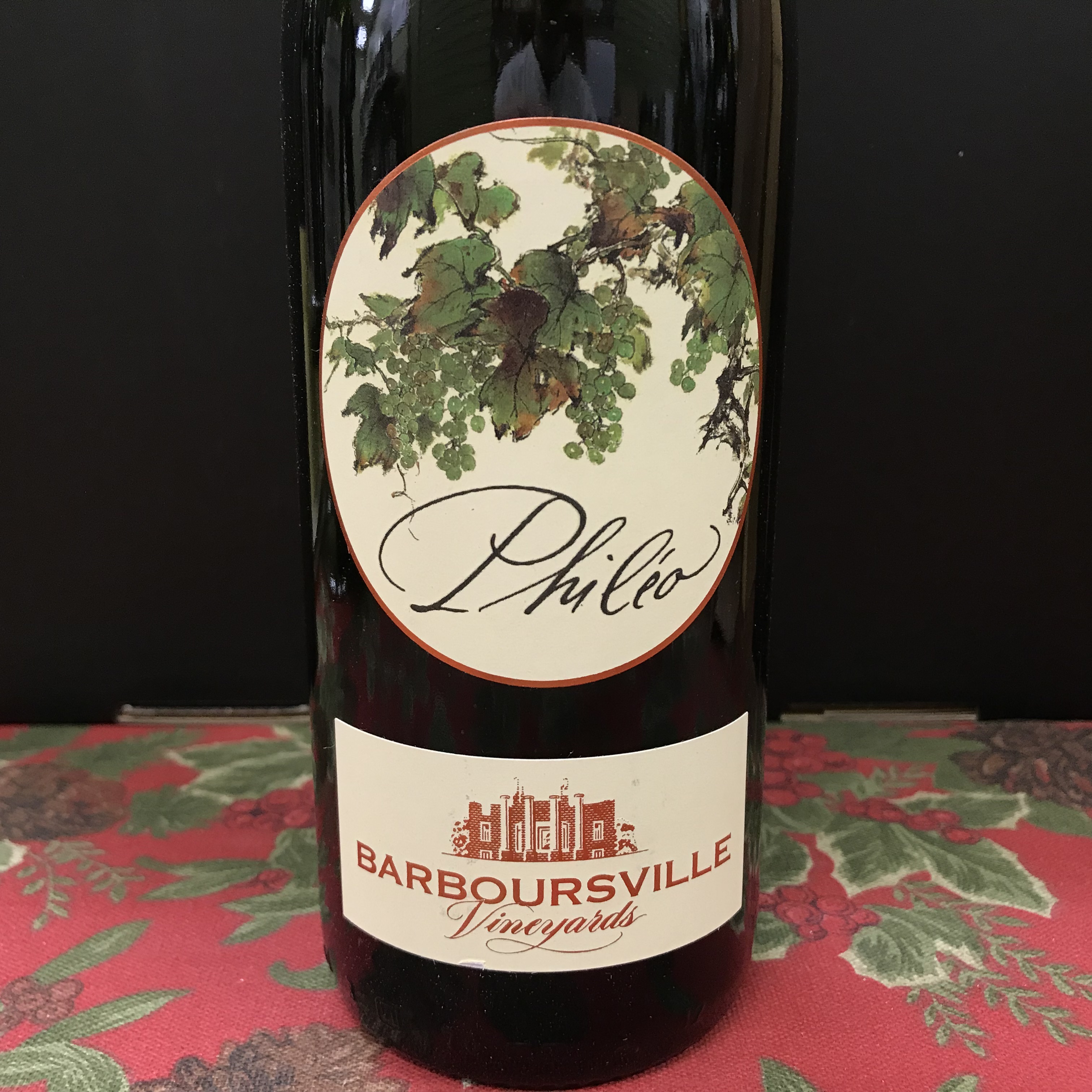 Barboursville Vineyards Phileo desert wine